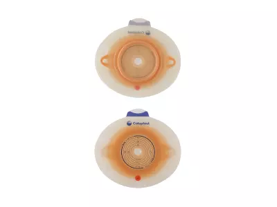 100210 Пластины плоские Coloplast SenSura Click, вырезаемое отверстие 10-45мм, фланец 50мм