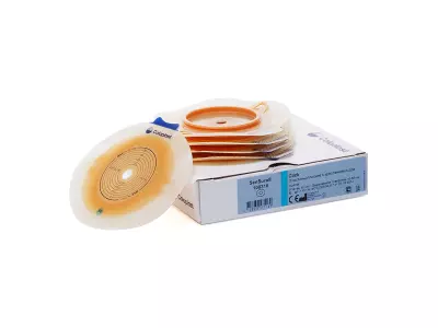100310 Пластины плоские Coloplast SenSura Click, вырезаемое отверстие 10-55мм, фланец 60мм