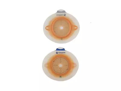 100310 Пластины плоские Coloplast SenSura Click, вырезаемое отверстие 10-55мм, фланец 60мм
