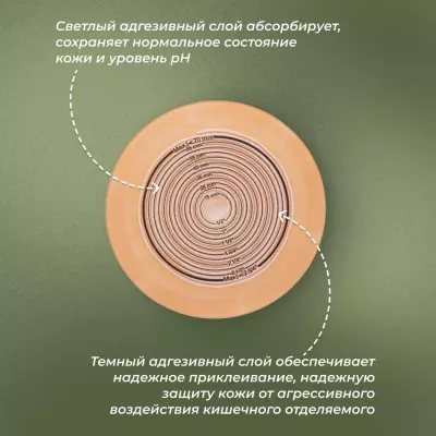 Coloplast Alterna нового поколения Калоприемник однокомпонен закр. непр., вырез. отв. 10-70мм
