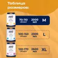 Трусы подгузники для взрослых AMT LIFE premium M, размер 2, 70-110 мм