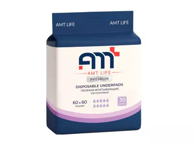 Пеленки одноразовые впитывающие 60х60 30 шт