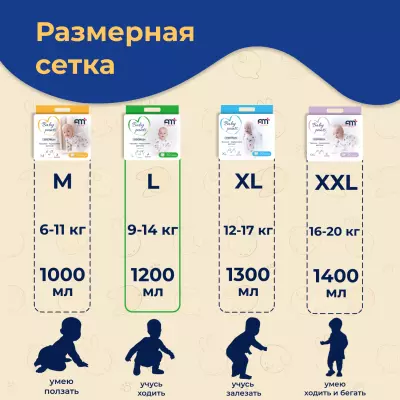 Подгузники трусики AMTLIFE premium 4, размер L, на 9-14 кг, 30 шт
