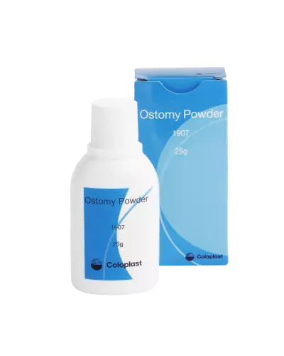 19070 Coloplast Пудра абсорбирующая флакон 25 гр, уход за кожей вокруг стомы