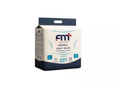 Трусики для взрослых AMT LIFE premium L, размер 3, 100-150см