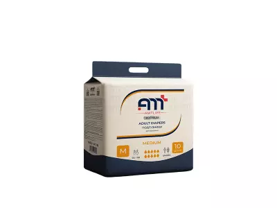 Подгузники на липучках для взрослых M, размер 2, 70-110см