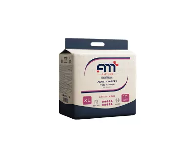 Подгузники на липучках для взрослых XL, размер 4, 120-170см